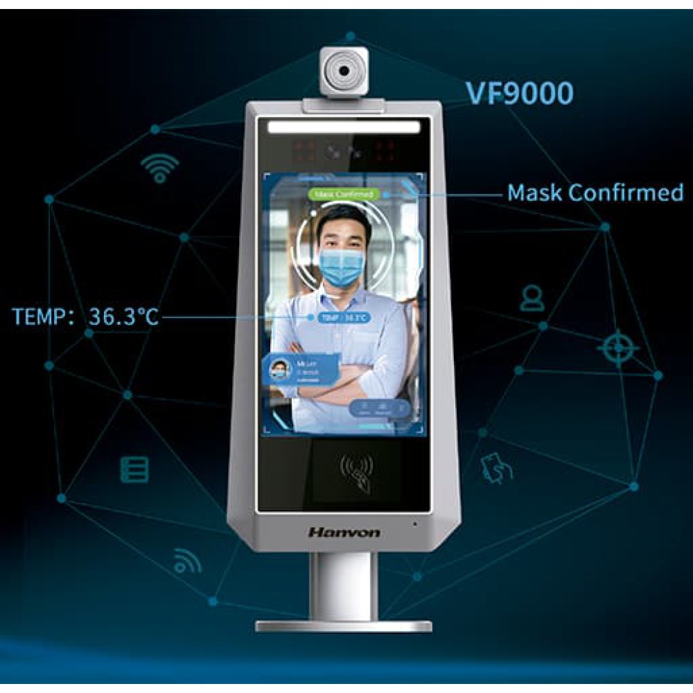 Hanvon FaceGo VF9000 – Facial Access Control for Mask and Fever Detection